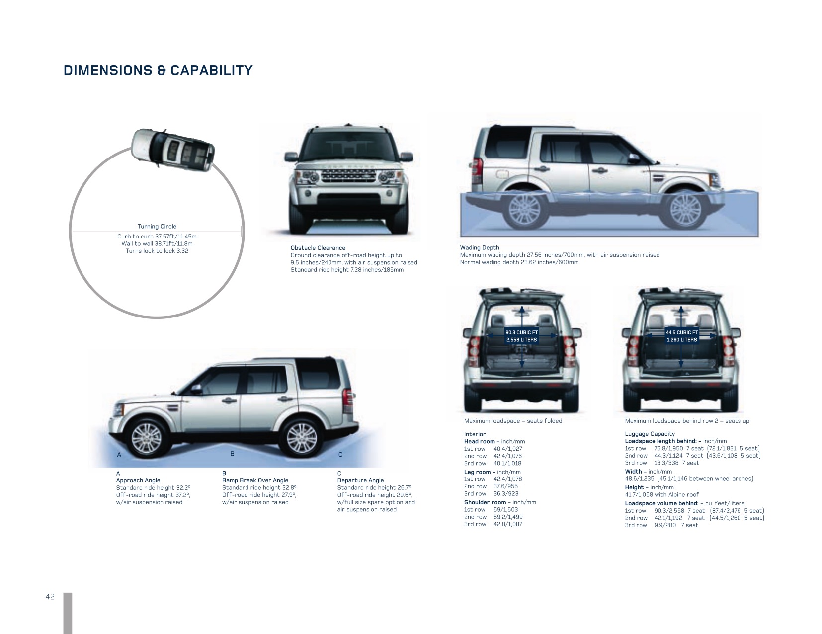 2011 Land Rover LR4 Brochure Page 38